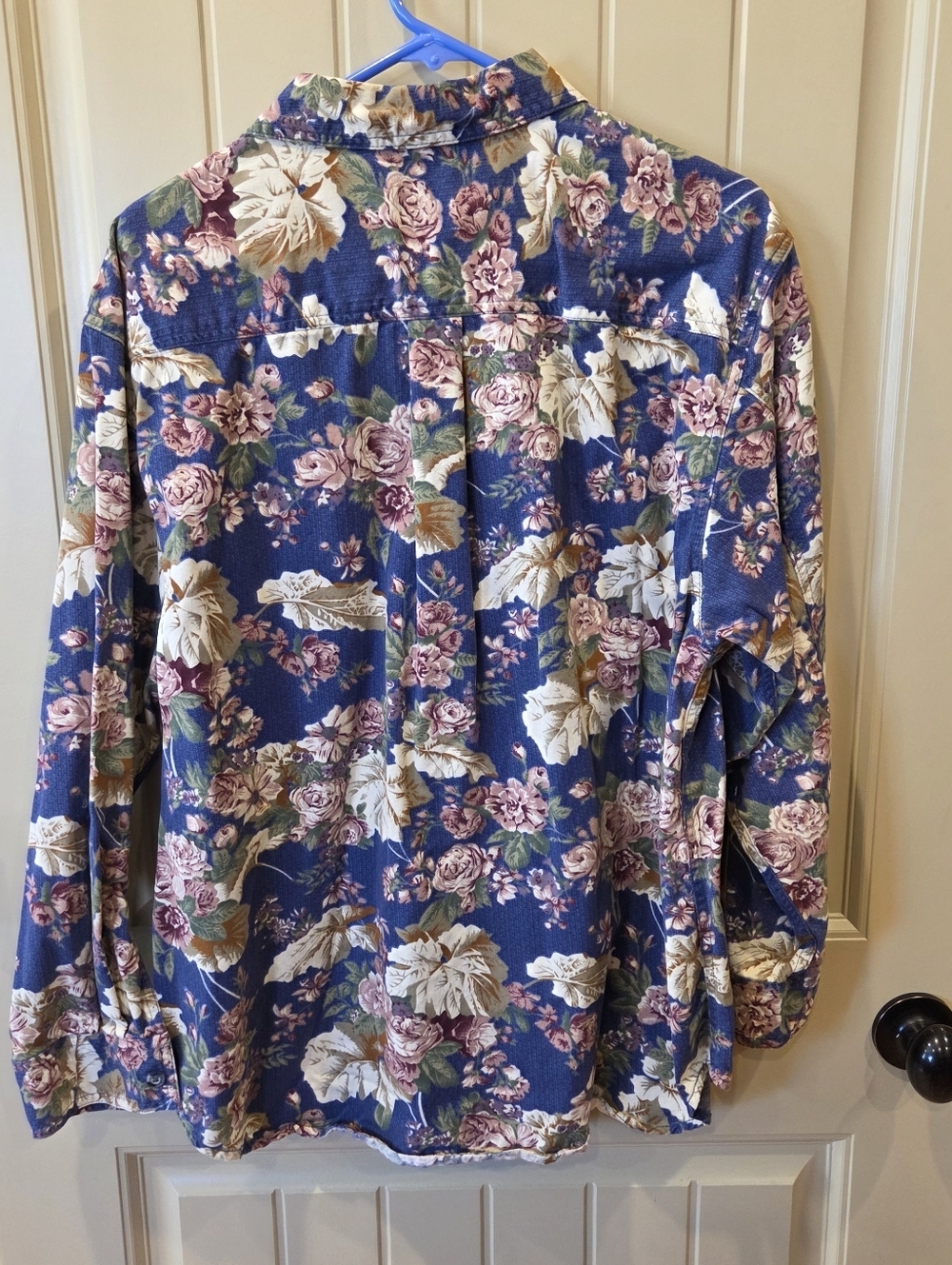 ​Vintage 90s Route 66 Floral Button Down Shirt XL Cotton Cottagecore Grannycore - Picture 9 of 15